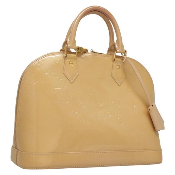 LOUIS VUITTON Vernis Alma PM Hand Bag 2way Rose flow lantern M90170 Auth ep9845 - Picture 1 of 16